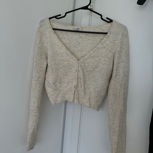 ARITZIA Wilfred Santorini Cardigan wool and cashmere blend